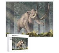 Puzzle 500 PCS Per Adolescenti Mammoth in Amazon Rainforest Puzzle Per Adulti Giochi Rilassanti Perfetto Per Decorare E Regalare A Tutta La Famiglia 500 PCS