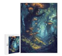 Puzzle 500 PCS Per Adolescenti Morning in Mushroom Forest Puzzle Per Adulti Giochi Rilassanti Perfetto Per Decorare E Regalare A Tutta La Famiglia 500 PCS