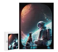 Puzzle 500 PCS per Adolescenti Space Station Friendship Puzzle per Adulti Gioco Pratico Decorazione della Casa Compleanno E Natale 500 PCS
