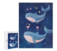 Puzzle 500 PCS Per Adolescenti Whale Love Starry Night Puzzle Per Adulti Giocattoli Antistress Difficile Difficile Per È Ideale Come Regalo 500 PCS