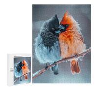 Puzzle 500 PCS Per Adulti Blue And Red Robin Bird Puzzle Per Adulti Giochi Rilassanti Analisi E Logica Riduzione Dello Stress Regali 500 PCS