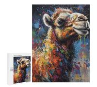 Puzzle 500 PCS Per Adulti Camel Painting Puzzle Per Adulti Giochi Per Famiglie Difficili Difficili Per Compleanno, Natale 500 PCS