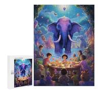 Puzzle 500 PCS Per Adulti Enchanted Tea Party in The Forest -1 Puzzle Per Adulti Giochi Rilassanti Gara Di Velocità Manuale Per Compleanno, Natale 500 PCS