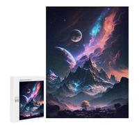 Puzzle 500 PCS per Adulti Everest Celestial Space Puzzle per Adulti Gioco Di Ingegnere Regalo Di Compleanno Aiuta A Eserciare Il Cervello 500 PCS
