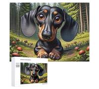 Puzzle 500 PCS Per Adulti Forest Dachshund Adventure Puzzle Antistress Giocattoli Antistress Per Divertimento in Famiglia Regali Per La Riduzione Dello Stress 500 PCS