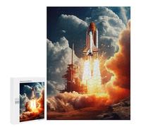 Puzzle 500 PCS Per Adulti Rocket Take Off Puzzle Per Adulti Giochi Per Famiglie Difficili Difficili Per Compleanno, Natale 500 PCS