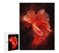 Puzzle 500 PCS Per Adulti Siamese Fighting Fish Puzzle Per Adulti Giochi Per Famiglie Difficili Difficili Per Compleanno, Natale 500 PCS