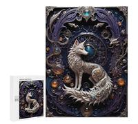 Puzzle 500 PCS Per Adulti Steampunk Fox Art Deco Puzzle Per Adulti Giochi Rilassanti Analisi E Logica Riduzione Dello Stress Regali 500 PCS