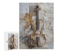 Puzzle 500 PCS Vintage Violin Wall Art Puzzle Per Adolescenti Migliorano La Memoria Difficili E Stimolanti Rompicapo Giochi Per Famiglie 500 PCS