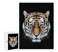 Puzzle 500 PCS Wild Tiger Head Puzzle Per Adulti Puzzle Regalo Di Compleanno Difficile E Sfida Gioco Impegnativo Regali 500 PCS