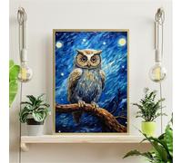 Puzzle 500 Pezzi Animale Gufo Cielo Stellato Puzzle Adulti 52 x 38 cm Giochi Rilassamento e Intelligence 500 Pezzi Puzzles per Uomini e Donne Regalo Creativo per il Relax