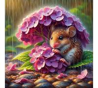 Puzzle 500 Pezzi Animali Ortensia, Decompressivo Intellettuale Educativo Divertente Gioco Puzzle Difficile Puzzles per Adulti 500 Pezzi 45x45 cm