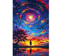 Puzzle 500 Pezzi Anime Sunrise Puzzle per Adulti, Difficile e Sfidante con Poster Idea Regalo per Appassionati Puzzle Classici