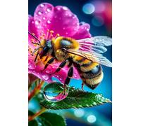 Puzzle 500 Pezzi Ape Fiori Puzzles per Adulti Impossibile Difficile Impegnativo Puzzle 500 Pezzi Classici 52 x 38 cm