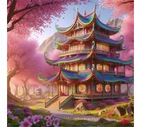 Puzzle 500 Pezzi Architettura antica colorata, Impossible puzzle Per Adulti 500 pezzi, DIY Puzzles Colorato 45x45cm, Rompicapo adulti E Ragazzi, Gioco Giocattolo per la Famiglia