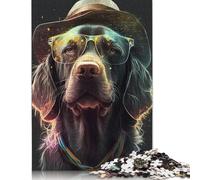 Puzzle 500 pezzi Art Labrador Cani Puzzle Adulti Difficoltà Puzzle in Legno Giochi educativi Giocattoli Famiglia 500 pezzi (52x38cm)