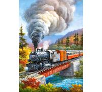 Puzzle 500 pezzi incrocio del treno