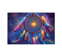Puzzle 500 Pezzi Cacciatore di sogni Puzzle Colore Adulti Arte Grandi Dimensioni Jigsaw di Legno con una Scatola e Poster, Impossibili Jigsaw Gioco Familiare, Home Decor Regalo Donna 52x38cm D-17
