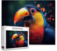 Puzzle 500 Pezzi colore DIY Puzzle Grandi Adulti Difficili Impossibili Legno Arte Jigsaw Sviluppa La Coordinazione Occhio-Mano Con Poster Incluso, Compact Box Idea Regalo Uomo e Donna 52x38cm R-7