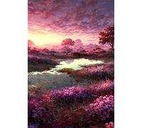 Puzzle 500 Pezzi, Fiore Dell'Alba Puzzles 52x38 cm, Gioco Educativo Stimolante Rilassamento 500 Pezzi Puzzle per Adulti