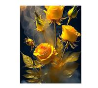 Puzzle 500 pezzi, Fiore di Rose Gialle Puzzle Classici per Adulti, Giocattoli di Gioco Impegnativi, puzzle Impossibile, Puzzles per Gioco Familiare, Regalo per Amore e Amico 52 x 38 cm