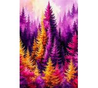 Puzzle 500 Pezzi Giungla Acquerello, Intrattenimento Creativo, Puzzles Classico, Puzzle Impossible, Idea Regalo Uomo e Donna Puzzles for Adults 500 Pezzi