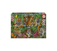 Puzzle 500 pezzi: Giungla dei Tigri