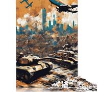 Puzzle 500 pezzi Guerra in Israele Puzzle per adulti Puzzle di difficoltà Puzzle educativi Giochi Giocattoli Decorazione per la famiglia 500 pezzi (52x38 cm)