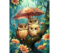 Puzzle 500 pezzi, Gufo Animale Fiore Puzzle Classici per Adulti, Giocattoli di Gioco Impegnativi, puzzle Impossibile, Puzzles per Gioco Familiare, Regalo per Amore e Amico 52 x 38 cm