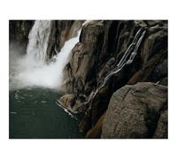 Puzzle 500 Pezzi Idea Regalo uomo e uonna -Cascata,Rocce,Scogliera,Ruscello,Acqua 52x38cm