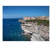 Puzzle 500 Pezzi Idea Regalo uomo e uonna -Roccia,scogliera,mare,edifici,case 52x38cm