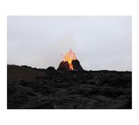 Puzzle 500 Pezzi Idea Regalo uomo e uonna -Vulcano,Lava,Eruzione,Caldo,Spruzzo 52x38cm