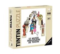 Puzzle 500 pezzi Il museo immaginario di Tintin + poster 34,5 x 48,5 cm (81559)