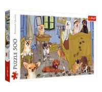 Puzzle 500 pezzi - La stanza di VAN GOGH: Rivoluzione canina Trefl