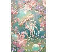 Puzzle 500 Pezzi Medusa Corallo, Gioco Educativo, Sviluppa Concentrazione, Puzzle Impossible, Puzzle per Adulti 500 Pezzi 52x38 cm