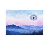 Puzzle 500 Pezzi, Montagna Puzzle Arte 52x38cm Jigsaw Grandi Dimensioni per Adulti, Jigsaw Giochi Intrattenimento Creativo, Gioco Familiare per Decorazione Parete, Regalo Donna Dente di leone p-2014