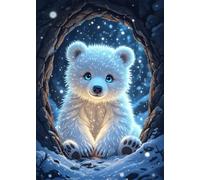 Puzzle 500 Pezzi Orso Animale Giochi Educativi Puzzles Impegnativo per Tutta la Famiglia Puzzle per Adulti 500 Pezzi 52 x 38 cm