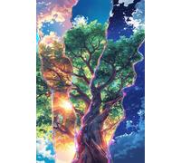 Puzzle 500 Pezzi Paesaggi Attraverso Stagioni Puzzle per Adulti, Difficile e Sfidante con Poster Idea Regalo per Appassionati Puzzle Classici