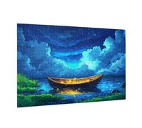 Puzzle 500 Pezzi Paesaggio Puzzle Adulti Nave Pattern Design con Confezione Regalo, Fai Da Te Puzzles di Legno Giochi Casual Gioco di Abilità per Tutta la Famiglia, Home Room Decor 52 x 38 cm -240Y