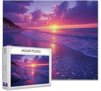 Puzzle 500 Pezzi paesaggio Puzzle Grandi Adulti Difficili Impossibili Legno Arte Jigsaw Sviluppa La Coordinazione Occhio-Mano Con Poster Incluso, Compact Box Idea Regalo Uomo e Donna 52x38cm P-1