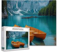Puzzle 500 Pezzi paesaggio Puzzle Grandi Adulti Difficili Impossibili Legno Arte Jigsaw Sviluppa La Coordinazione Occhio-Mano Con Poster Incluso, Compact Box Idea Regalo Uomo e Donna 52x38cm S-9
