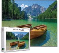 Puzzle 500 Pezzi paesaggio Puzzle Grandi Adulti Difficili Impossibili Legno Arte Jigsaw Sviluppa La Coordinazione Occhio-Mano Con Poster Incluso, Compact Box Idea Regalo Uomo e Donna 52x38cm K-7