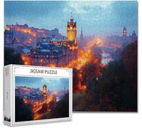 Puzzle 500 Pezzi paesaggio Puzzle Grandi Adulti Difficili Impossibili Legno Arte Jigsaw Sviluppa La Coordinazione Occhio-Mano Con Poster Incluso, Compact Box Idea Regalo Uomo e Donna 52x38cm Z-13
