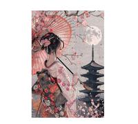 Puzzle 500 Pezzi Pagoda a cinque piani Puzzle Donna Adulti Arte Grandi Dimensioni Jigsaw di Legno con una Scatola e Poster, Impossibili Jigsaw Gioco Familiare, Home Decor Regalo Donna 52x38cm D-848