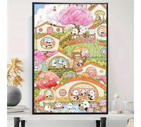 Puzzle 500 pezzi, Panda dei Cartoni Animati Puzzle Classici per Adulti, Giocattoli di Gioco Impegnativi, puzzle Impossibile, Puzzles per Gioco Familiare, Regalo per Amore e Amico 52 x 38 cm