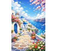 Puzzle 500 pezzi per Adulti Architettura costiera, 52x38cm Puzzle Impossibile e Difficili, Puzzles Decorativo per Soggiorno e Camera, Idea Regalo per Amanti dei Puzzle