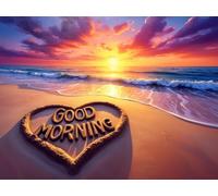 Puzzle 500 pezzi per Adulti Onde dell'alba, 52x38cm Puzzle Impossibile e Difficili, Puzzles Decorativo per Soggiorno e Camera, Idea Regalo per Amanti dei Puzzle