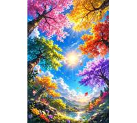 Puzzle 500 Pezzi per Adulti, Paesaggio Primaverile, Rompicapo Classico per Passatempo e Relax, Splendida Decorazione per Pareti e Idea Regalo