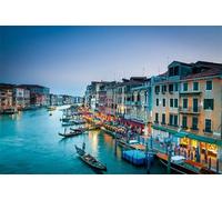 Puzzle 500 pezzi per Adulti,puzzles Giochi Educativi per adulti,Giocattoli Sfida Giochi Impegnativi,Barca con panorama di Venezia Regali puzzle arte