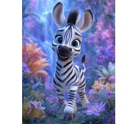 Puzzle 500 Pezzi per Adulti Zebra animale della valle, Intrattenimento Creativo, Divertimento, puzzle 500 pezzi Arte, Idea Regalo per Amore e Amico